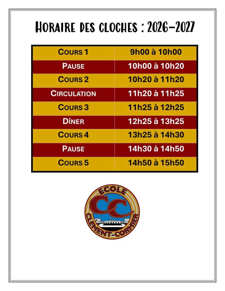 Horaire des cloches 2026 2027 page 0001
