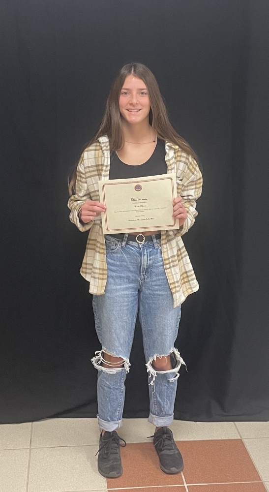 Maddie Fillmore janvier 2023